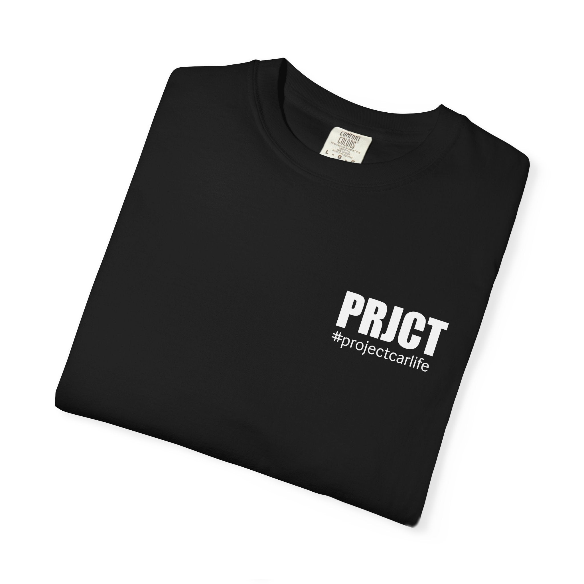 Project Car BMW E36 Drift Build Diagram T‑Shirt DARK MODE