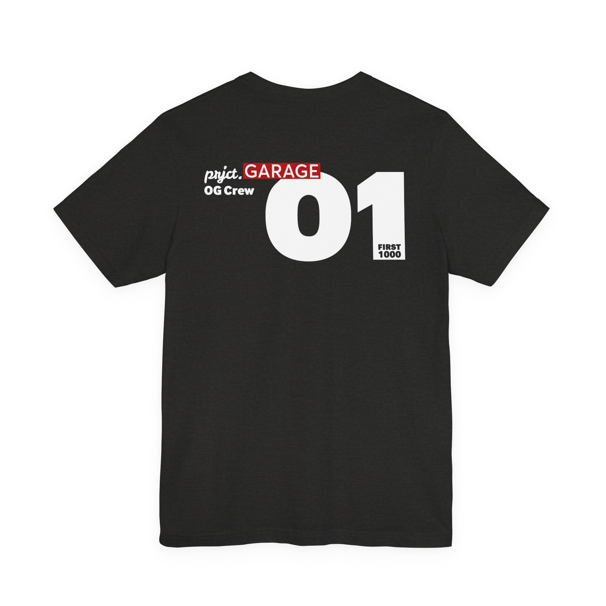 First 1000 OG Crew prjctGARAGE Tee DARK MODE - Limited Run for the First 1000 Crew Members