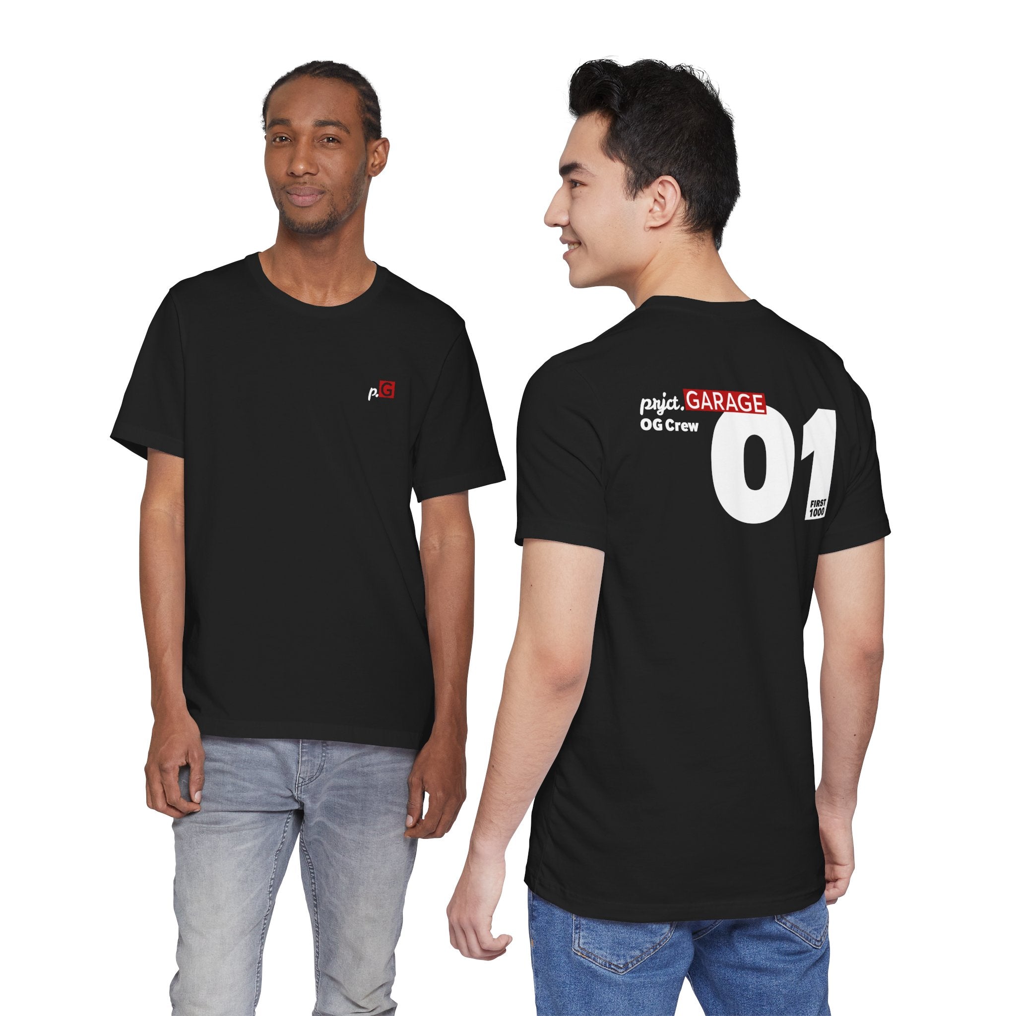 First 1000 OG Crew prjctGARAGE Tee DARK MODE - Limited Run for the First 1000 Crew Members
