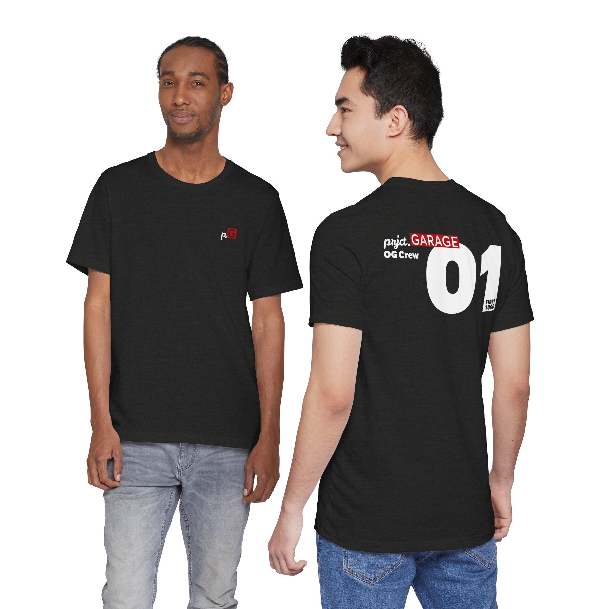 First 1000 OG Crew prjctGARAGE Tee DARK MODE - Limited Run for the First 1000 Crew Members
